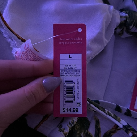 Target Brand Palm Tree Pattern Bikini Top & Bottom - Picture 5 of 5